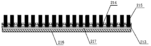 Printing and dyeing fabric brushing machine