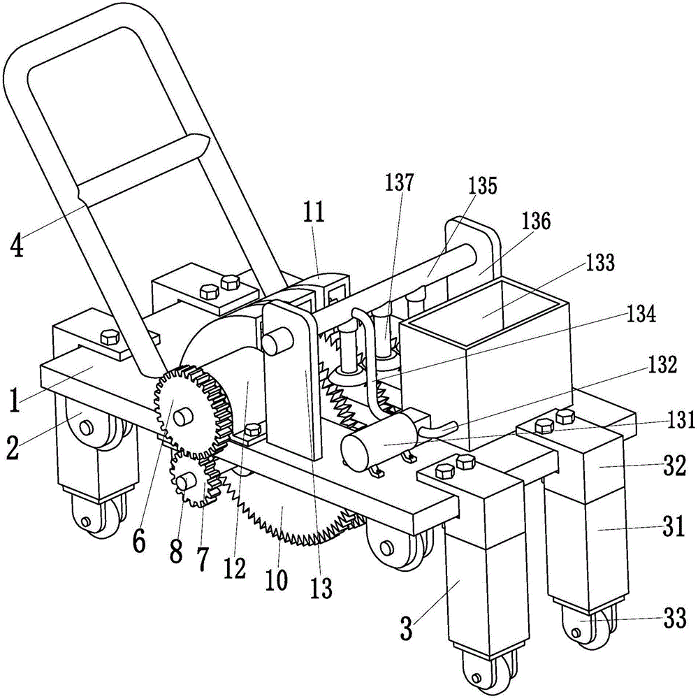 Bituminous concrete cutting device