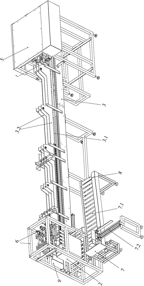 Automatic bottled product encasing device