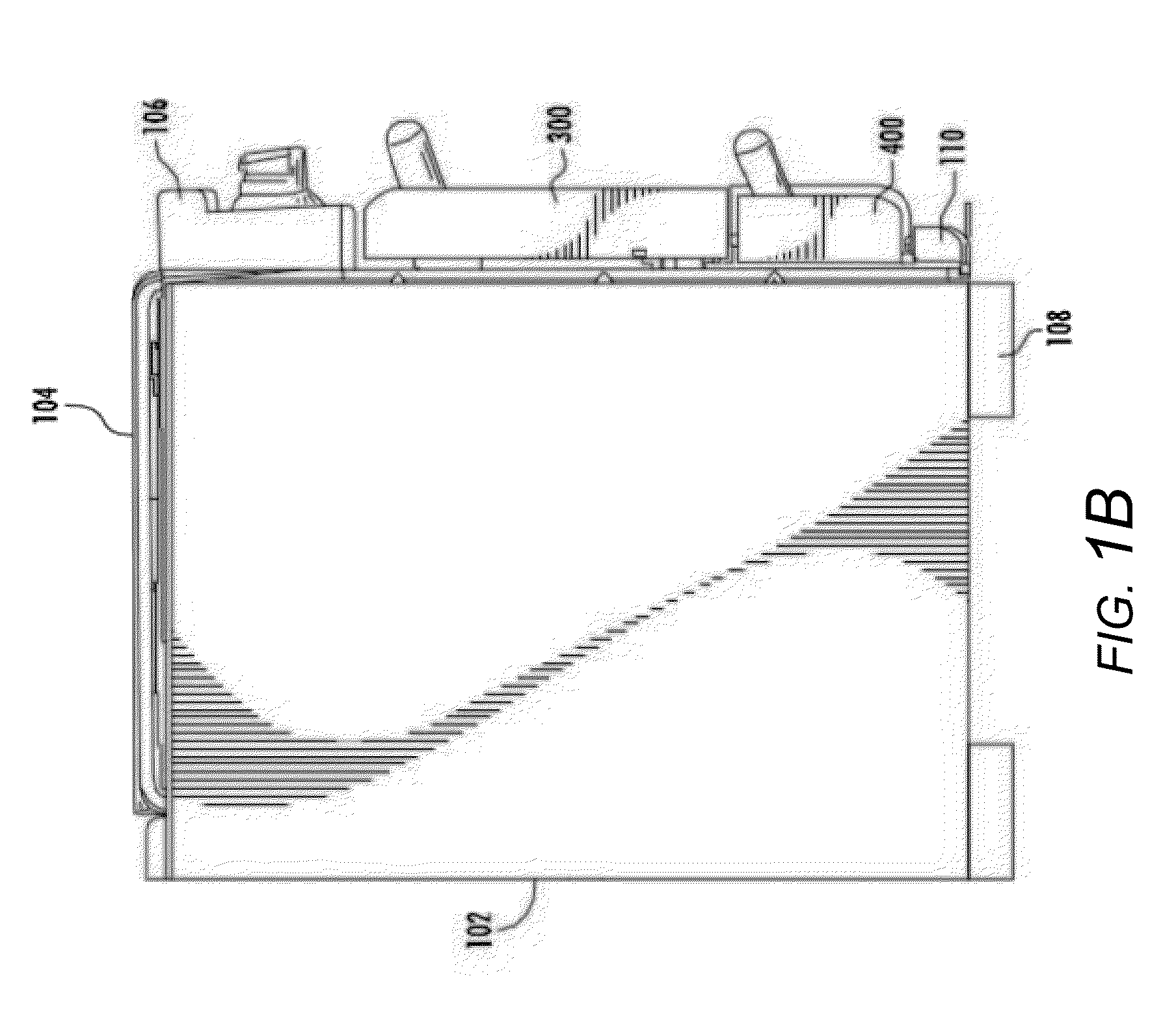 Self-cleaning household appliance having a range door with a full glass inner surface