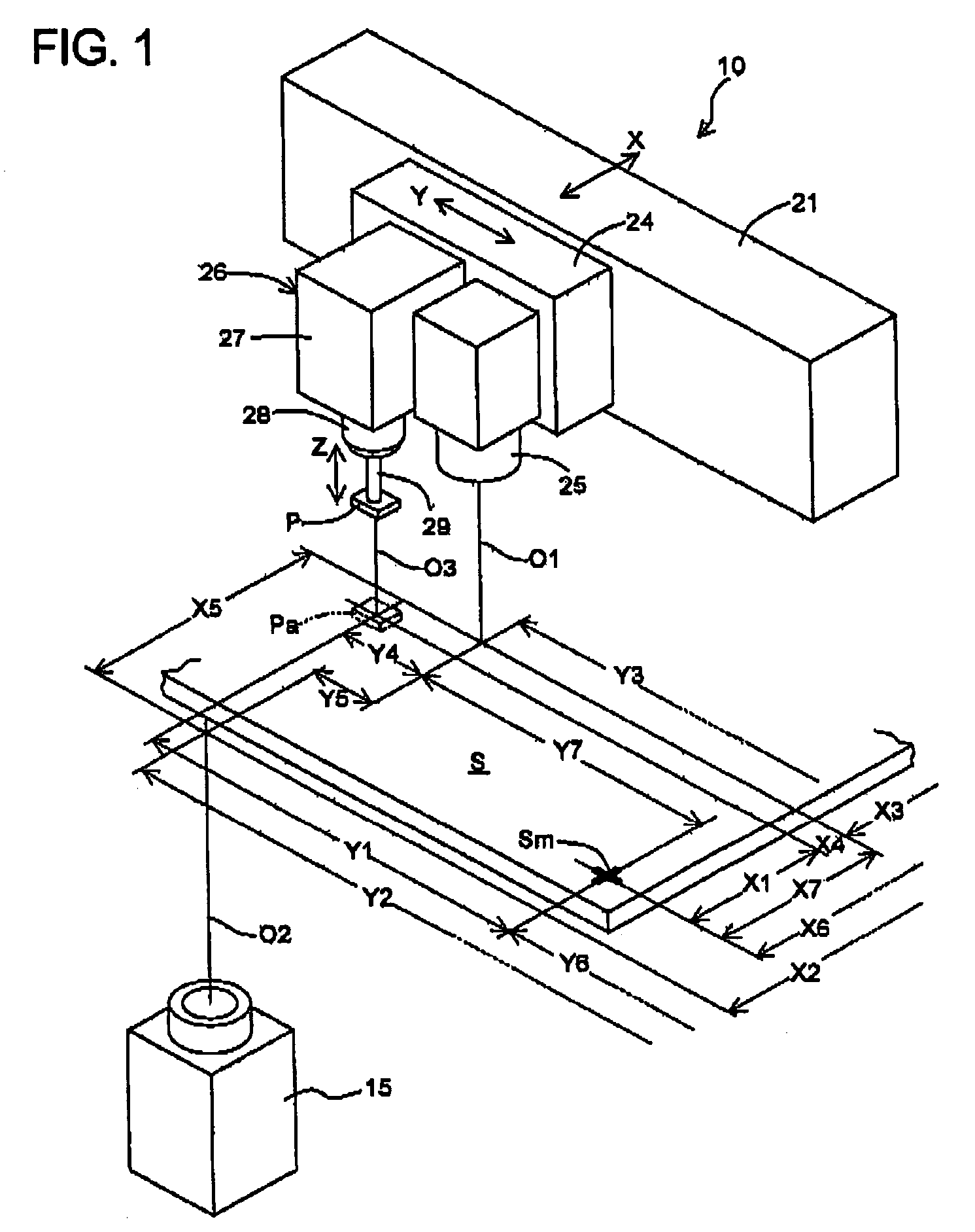 Calibration method and device in electronic component mounting apparatus