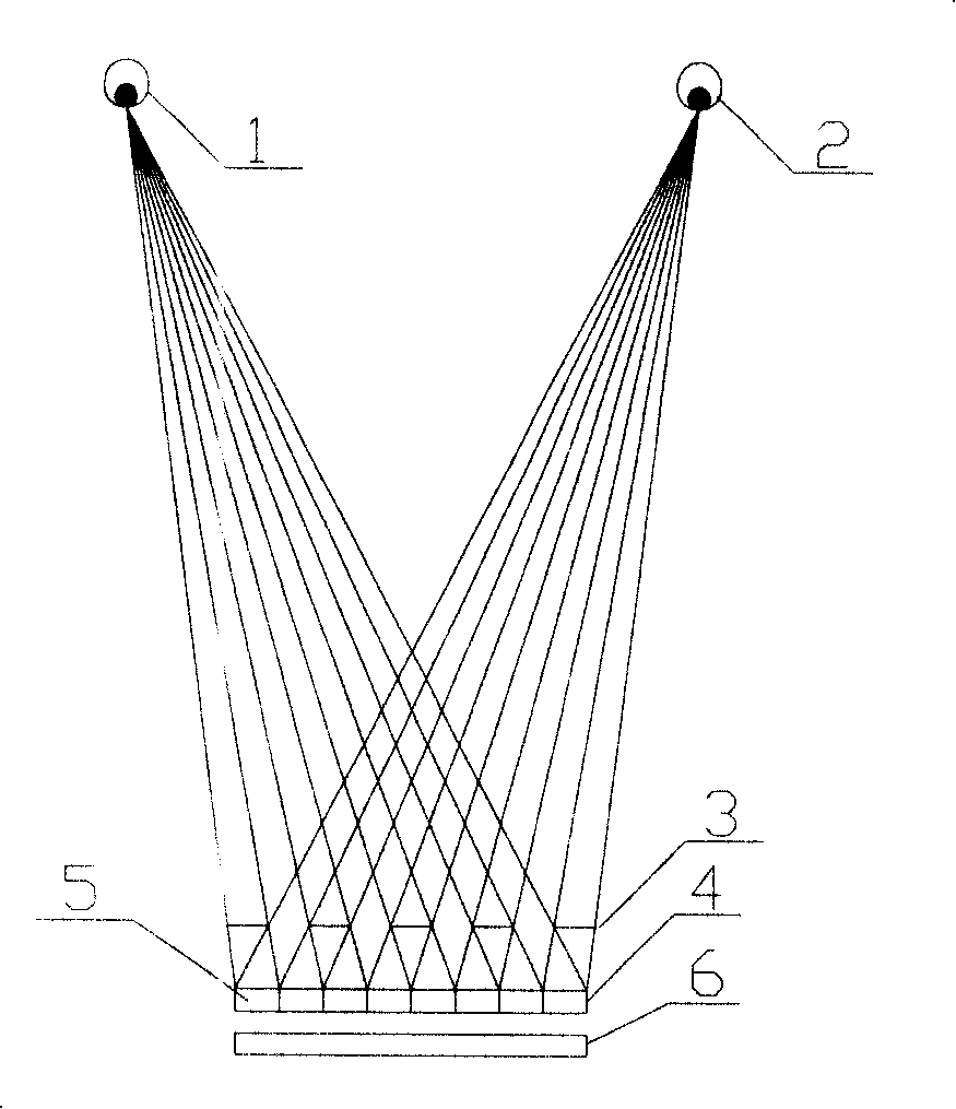 Stereo liquid crystal display device and method for making the same