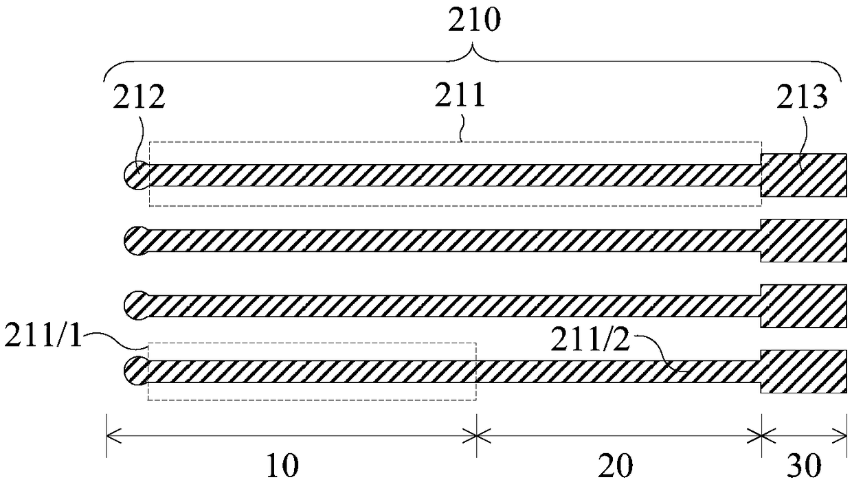 Flexible neural electrode and implantation method of flexible neural electrode