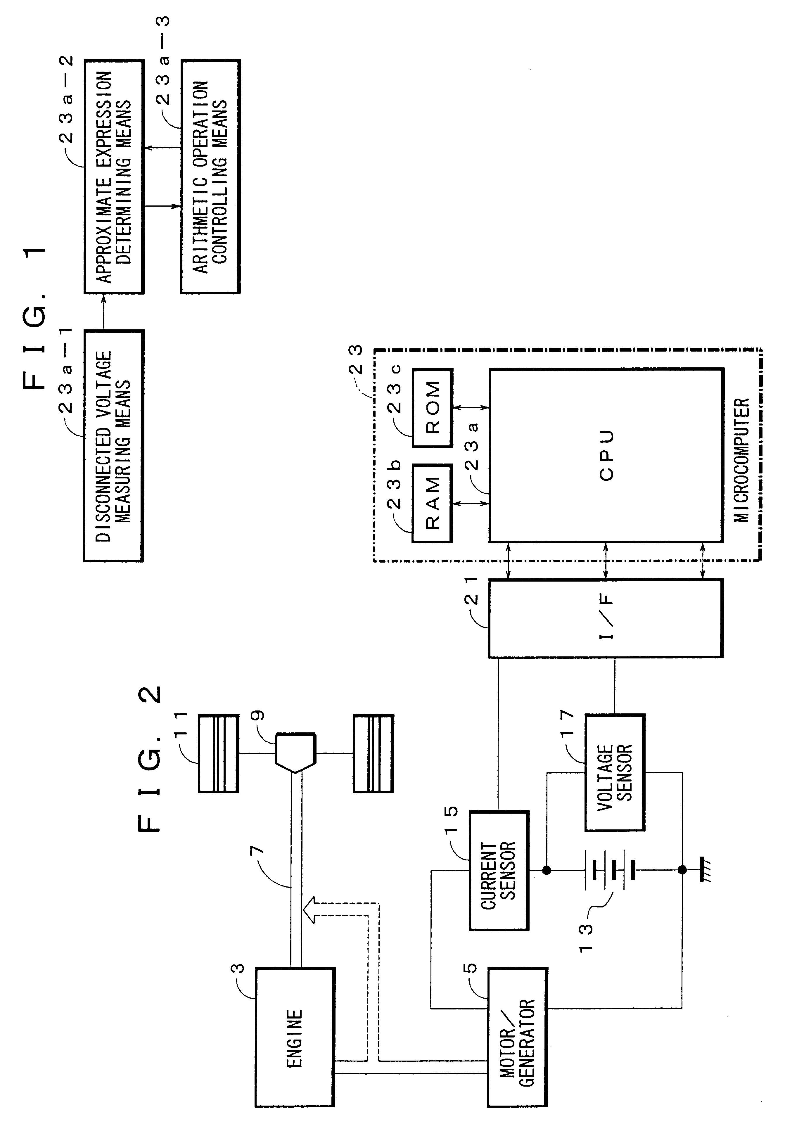 Vehicle battery's open circuit voltage estimating method and a system therefor