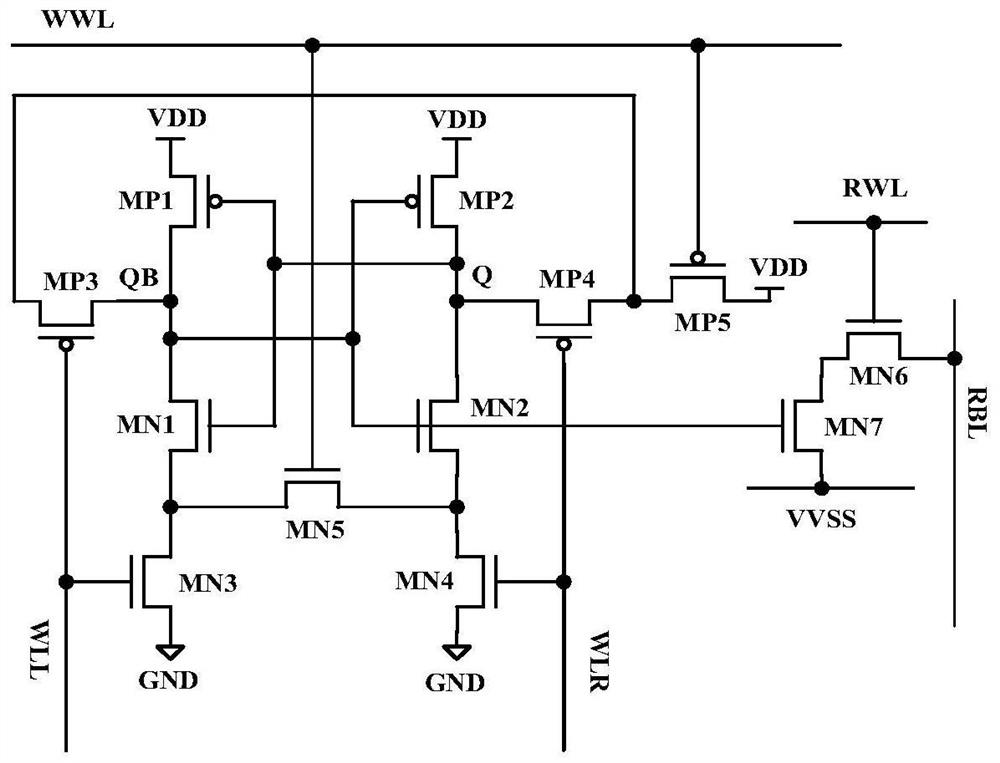 A Subthreshold SRAM Memory Cell Circuit Solving the Half-selection Problem