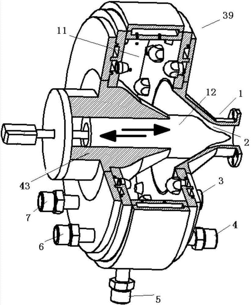 Online adjustable fuel gas generator adopting jet flow collision combustion manner