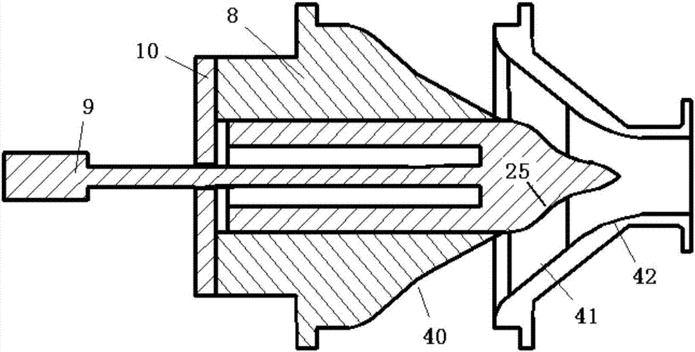 Online adjustable fuel gas generator adopting jet flow collision combustion manner