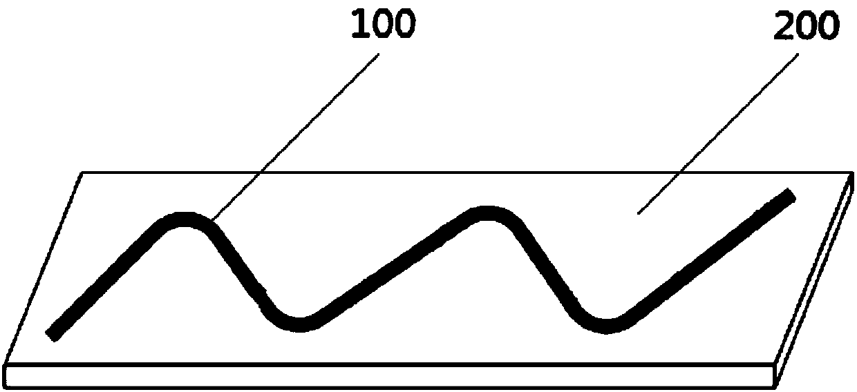 Substrate, flexible electronic component and manufacturing method of flexible electronic component