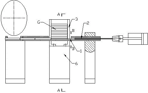 Feed device of minor-diameter rodlike workpiece processing equipment