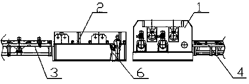 A profile straightening machine