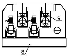 A profile straightening machine