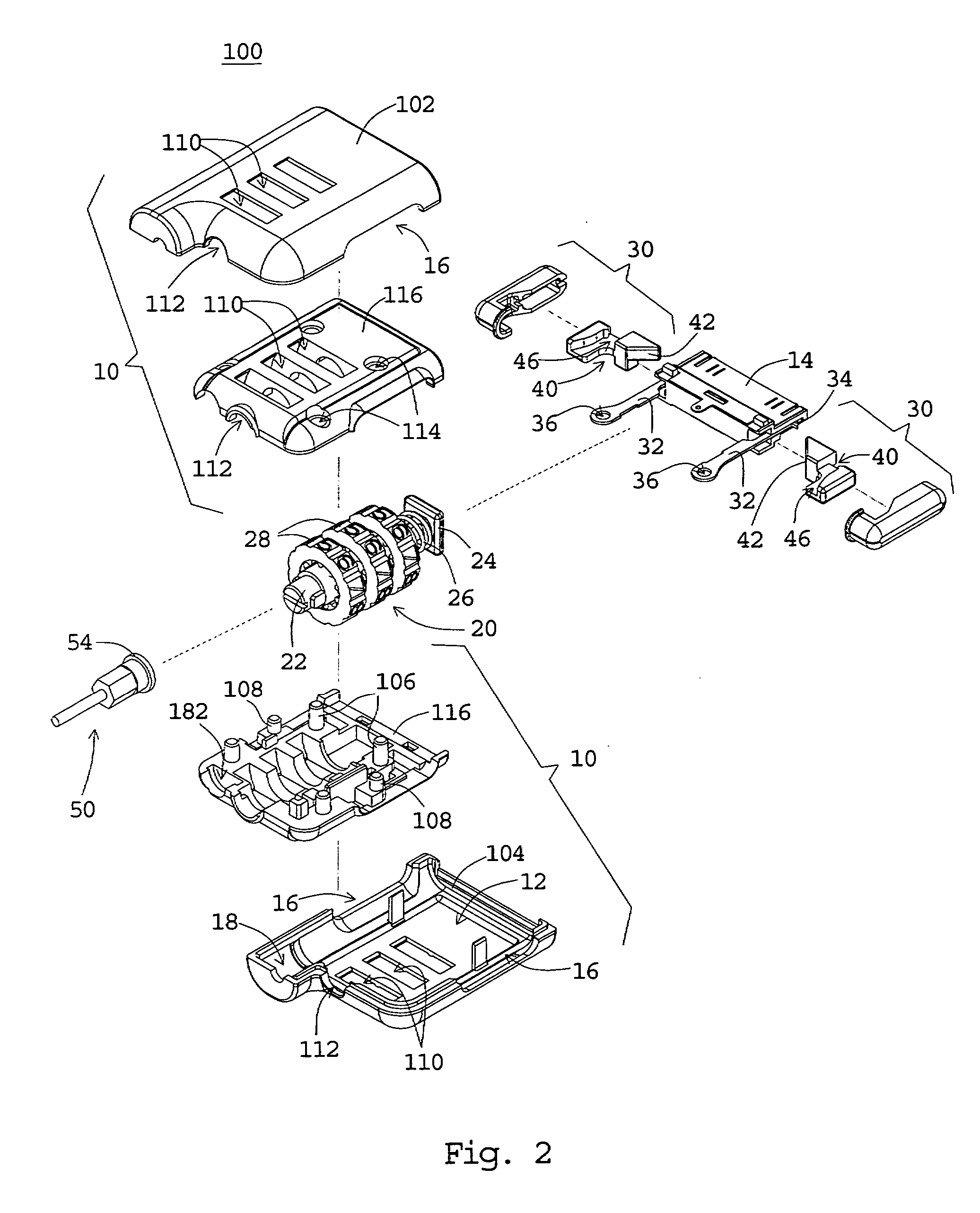 Burglarproof lock for electronics devices