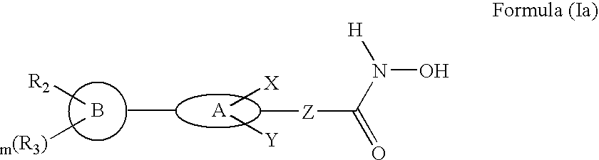 Biaryl linked hydroxamates: preparation and pharmaceutical applications