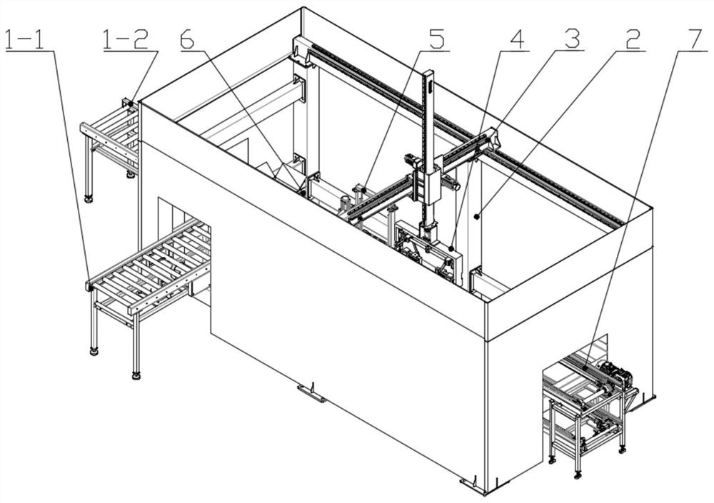 Automatic boxing machine for articles on production line