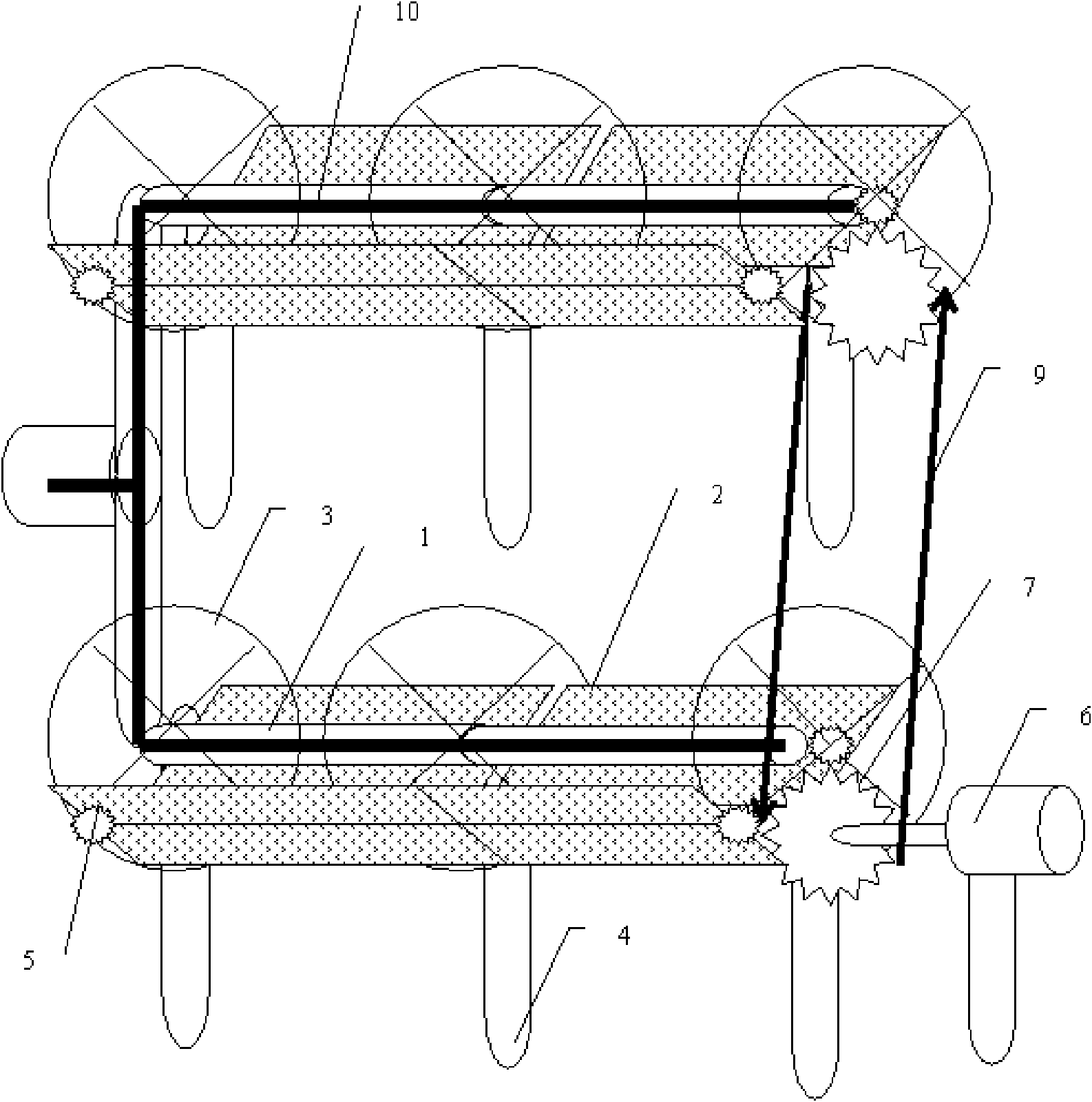 Solar linear zooming and unidirectional tracking vacuum tube utilization system