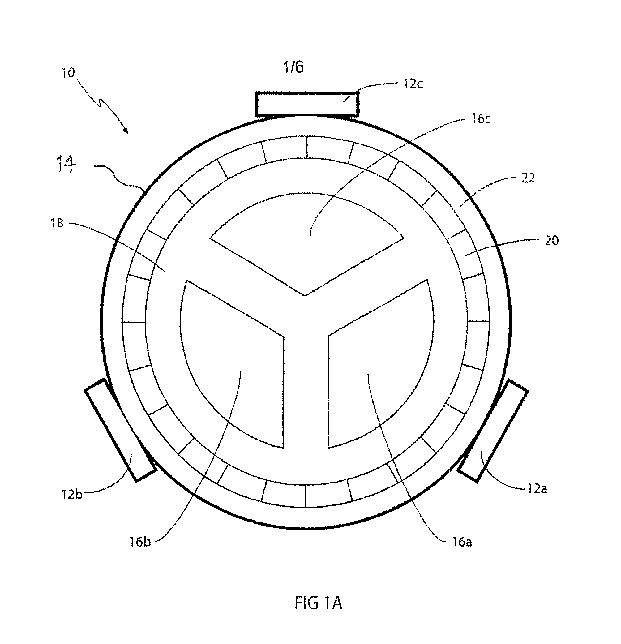 3-phase Faraday optical current sensor assembly