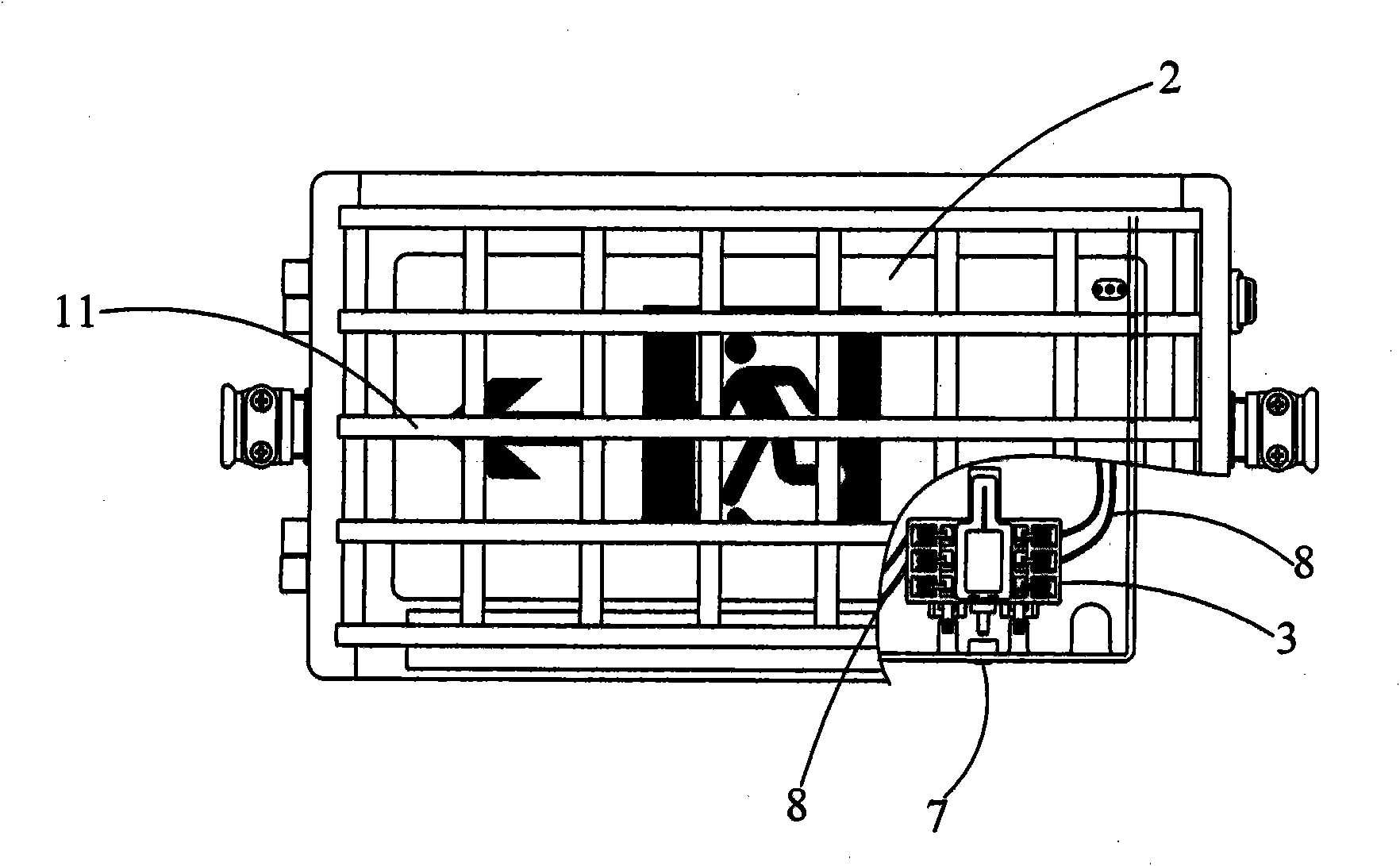 Anti-explosion marker lamp