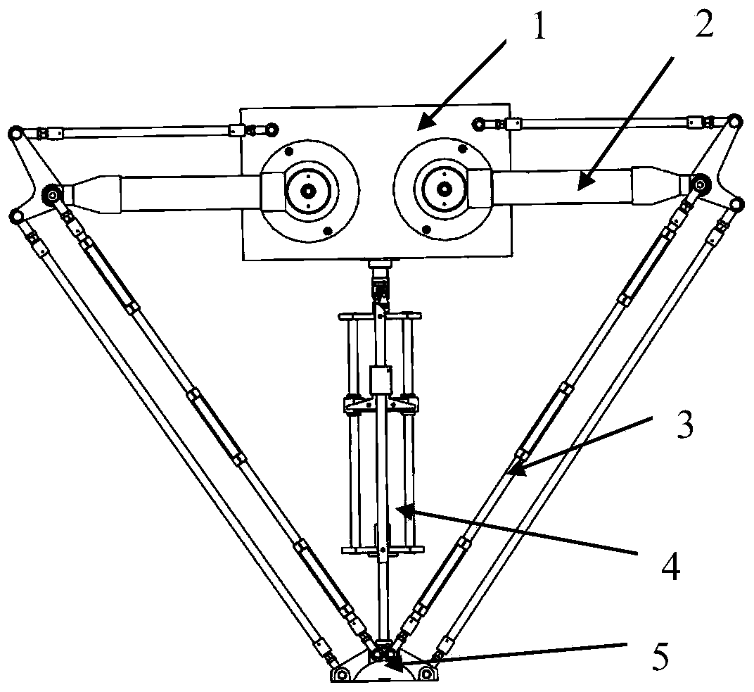 Zero calibrating method for two-degree-freedom high speed parallel robot