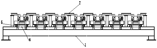 Continuous casting billet barrier-free hidden weighing device and using method thereof