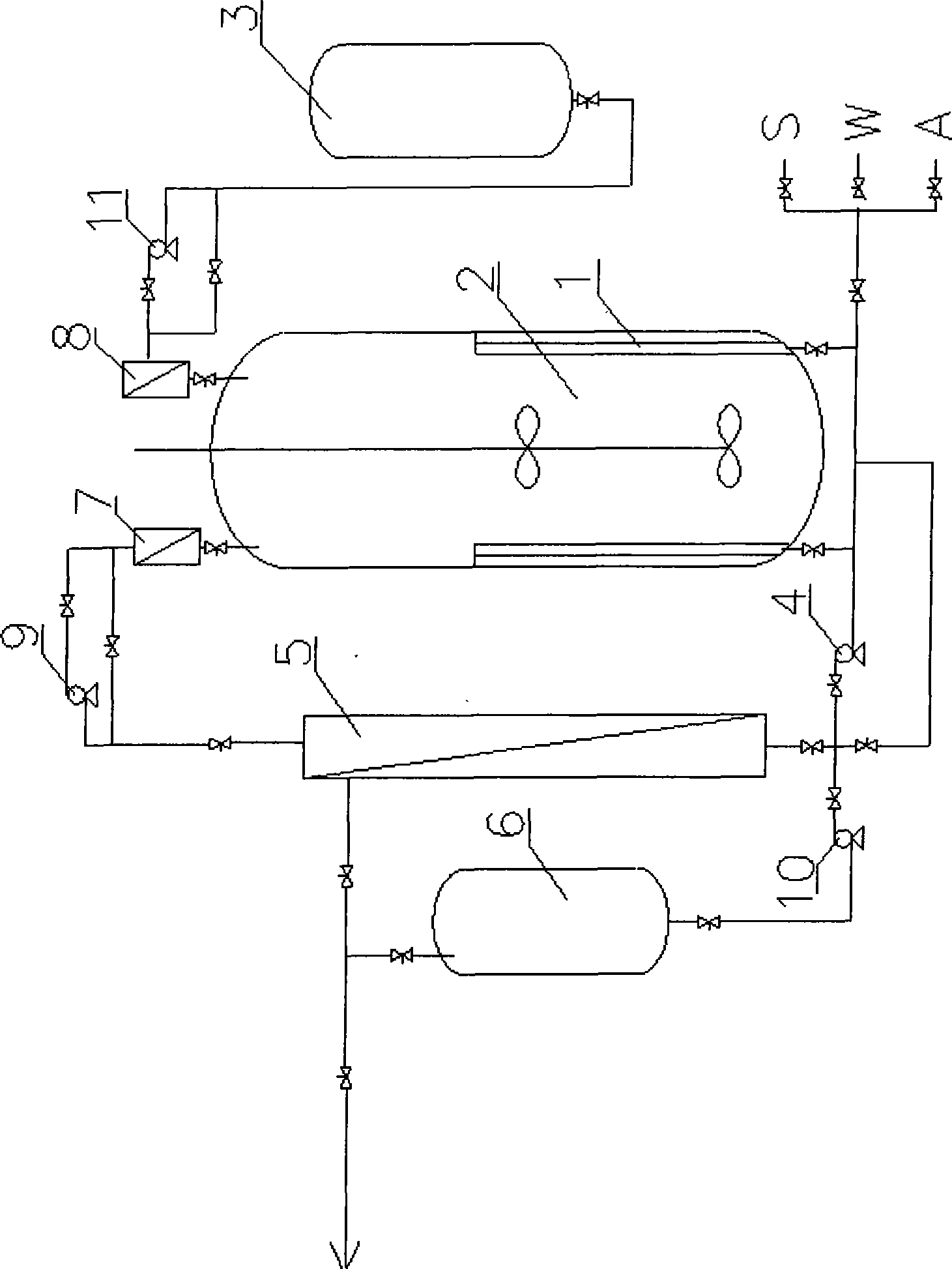 Method and device for continuous fermentation and separation coupling of biomacromolecule product