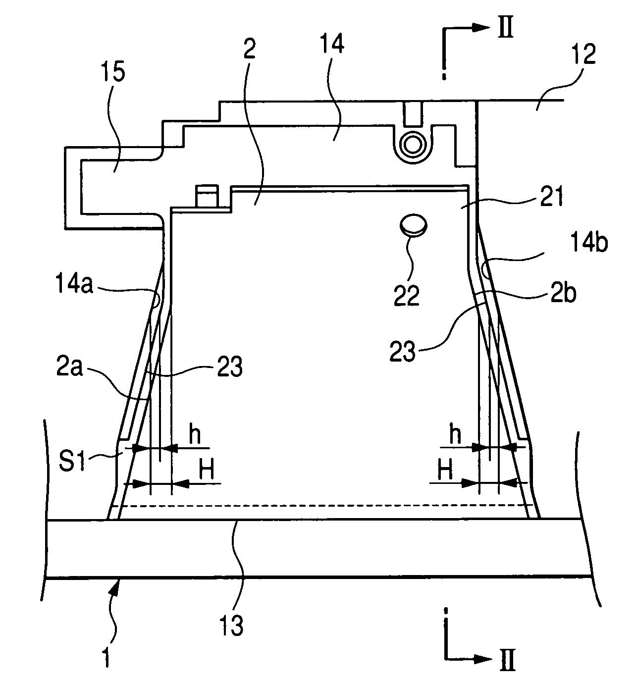 Cord outlet structure of electric instrument cabinet