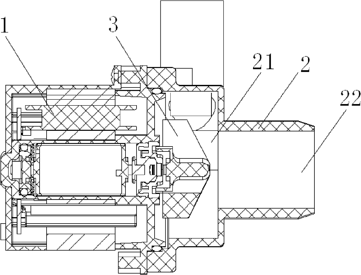 Draining pump of washing machine