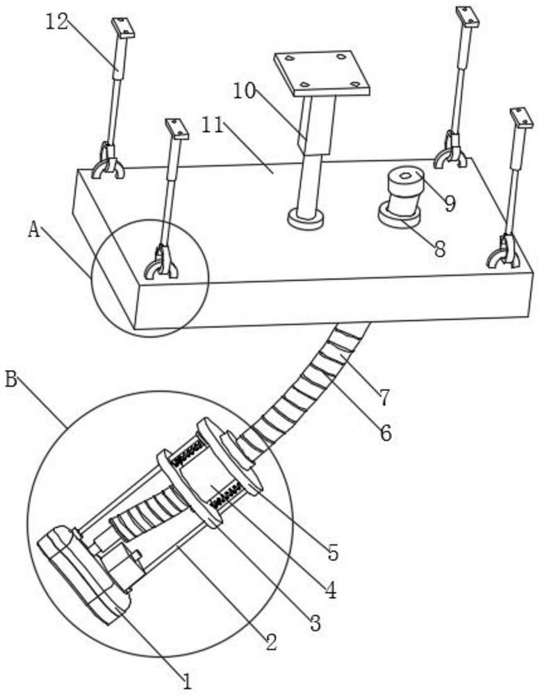 Self-wearing mechanism for breathing mask and monitoring equipment based on self-wearing mechanism