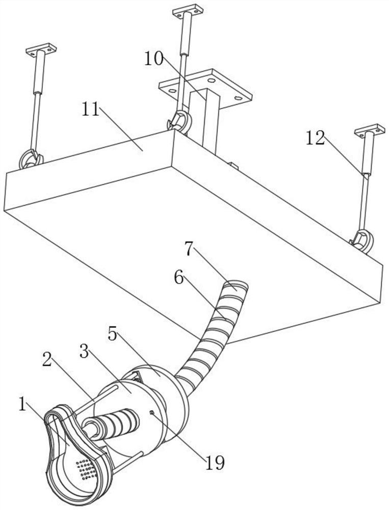 Self-wearing mechanism for breathing mask and monitoring equipment based on self-wearing mechanism