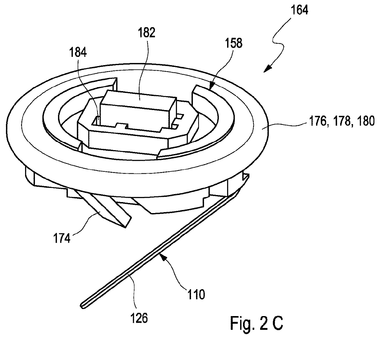 Sensor assembly and method for detecting at least one analyte in a body fluid