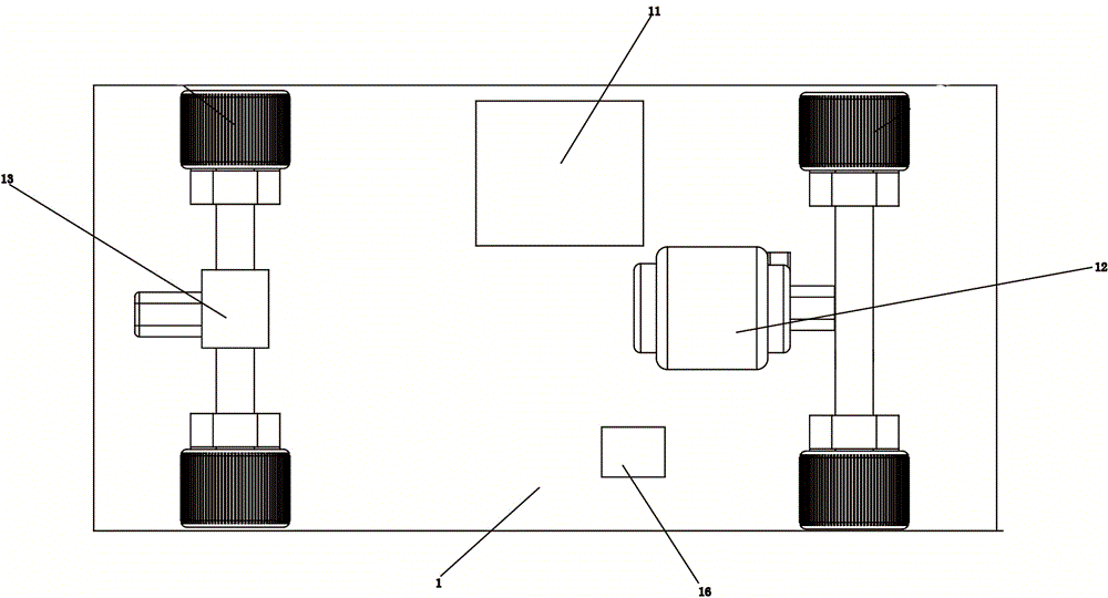 A triangular object transportation robot