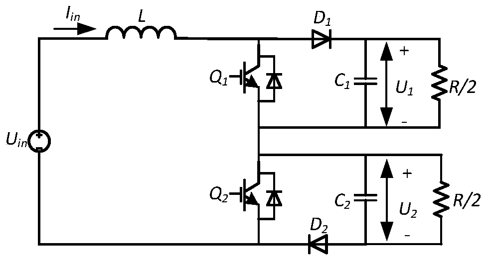 Three-level Boost circuit control method and system