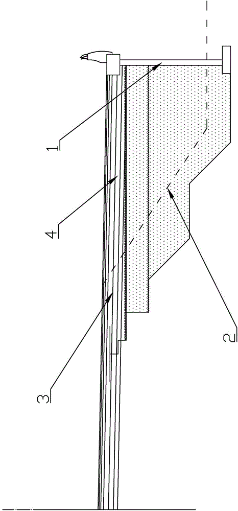 Construction method for widening road in rapid erection manner