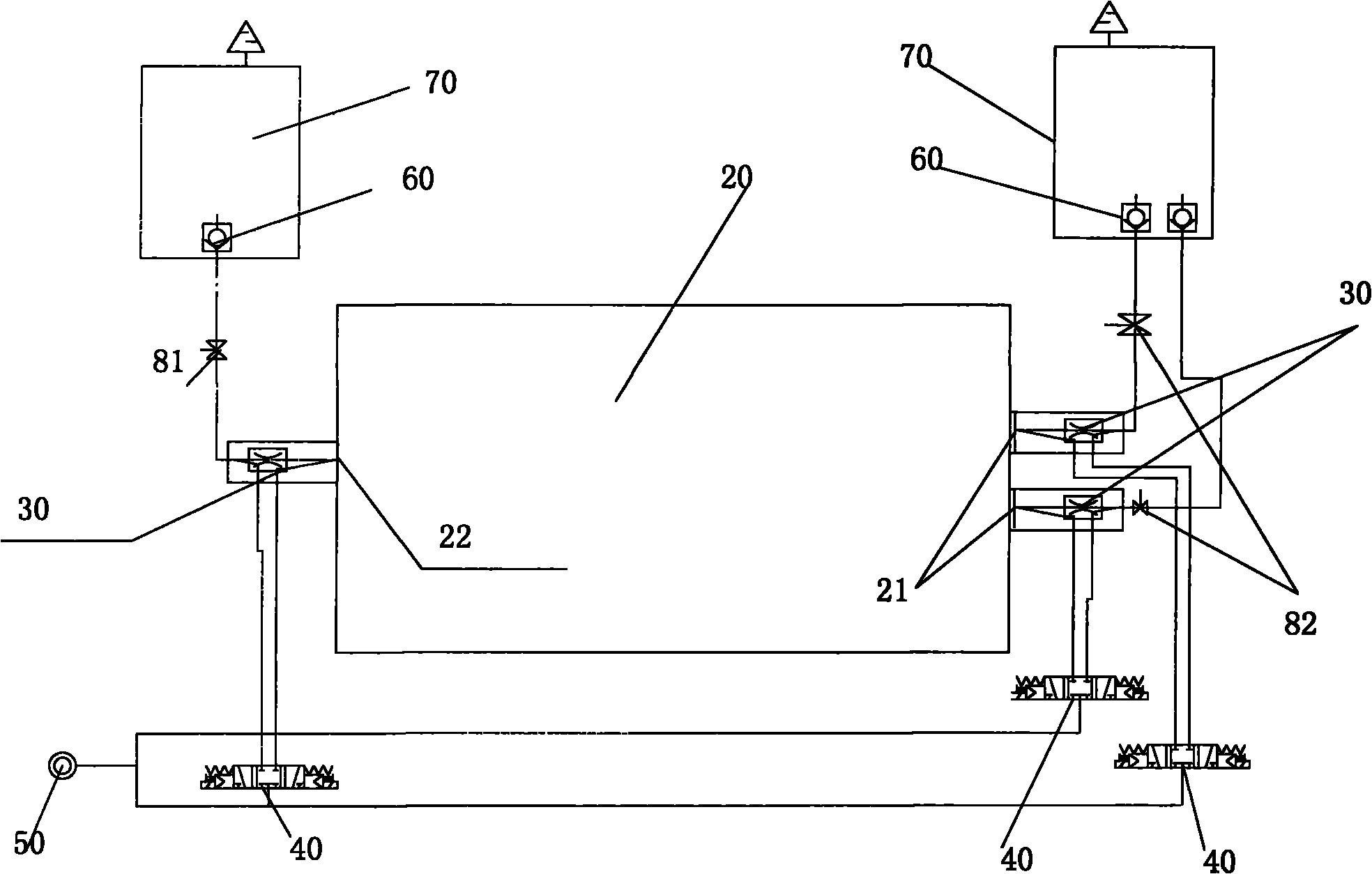 Airflow blow and suction vibration cleaning method and device of engine cylinder cover