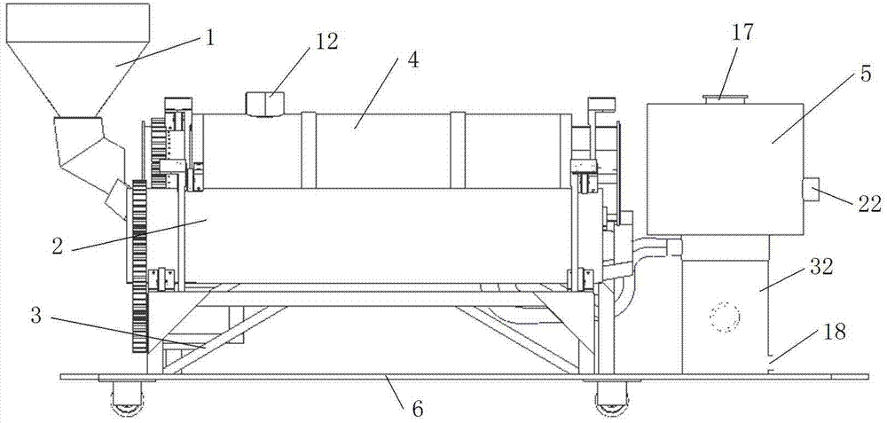 Small grain dryer