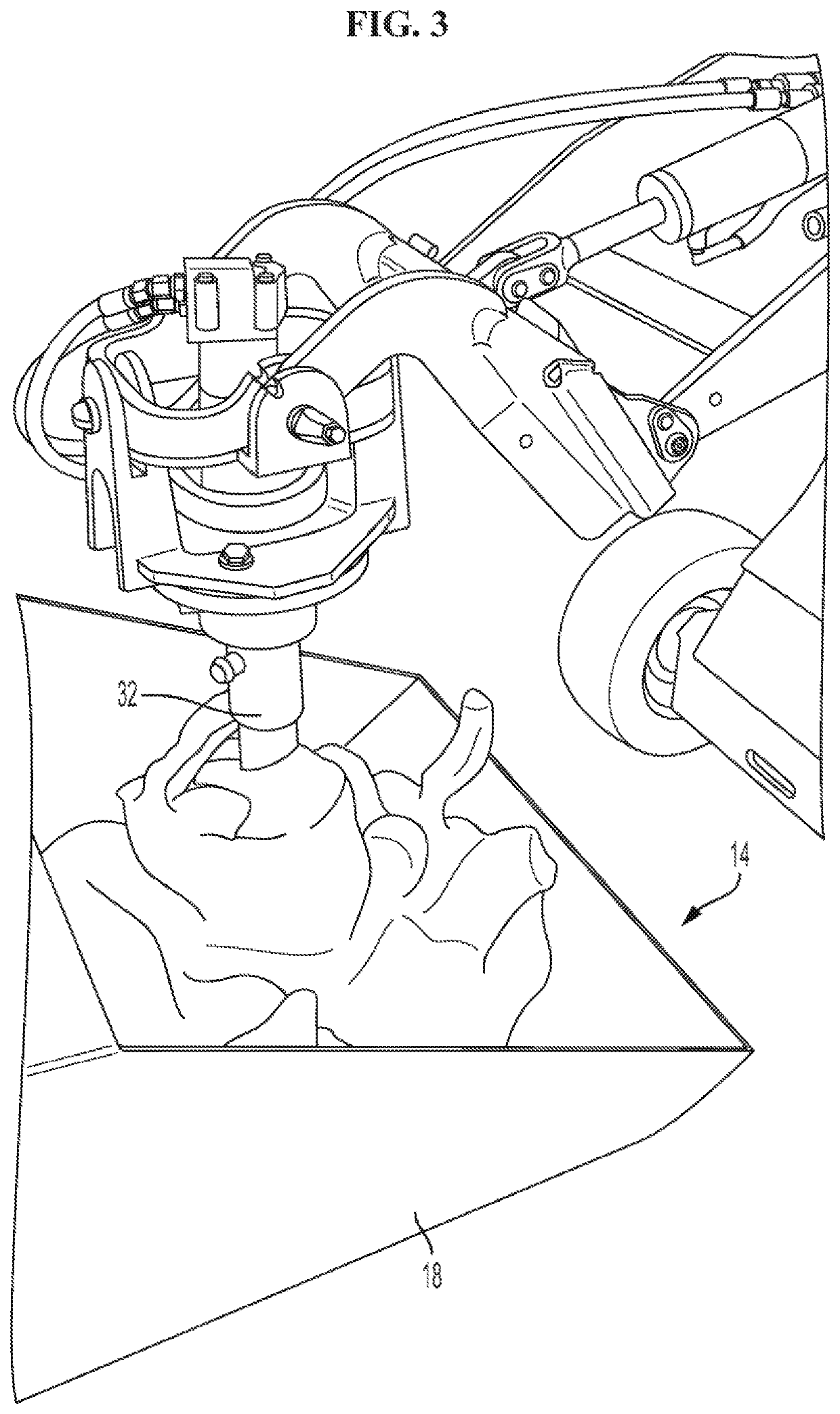 Soil collection attachment with automated gate