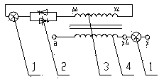 Transient impedance transformer based on alternating current voltage regulating electronic switch