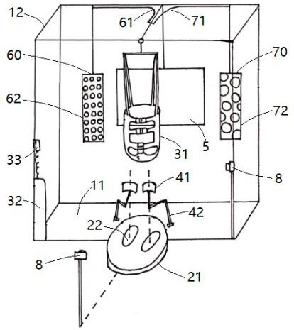 Postural balance training device for hemiplegia rehabilitation