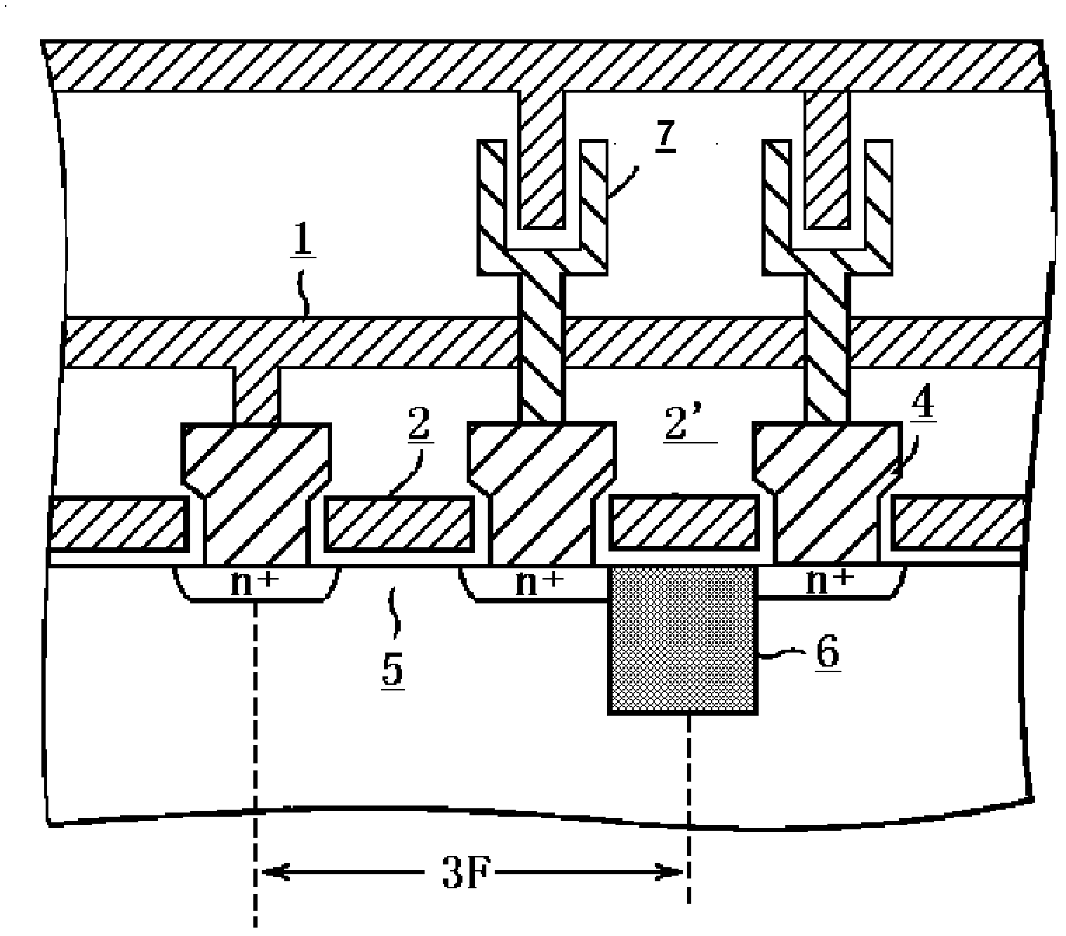 Memory array structure with vertical transistor and forming method thereof