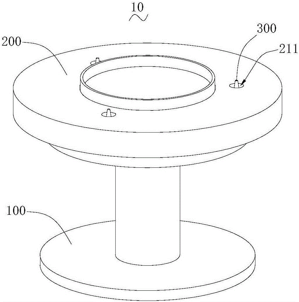 Cake mold-frame decoration rotary table