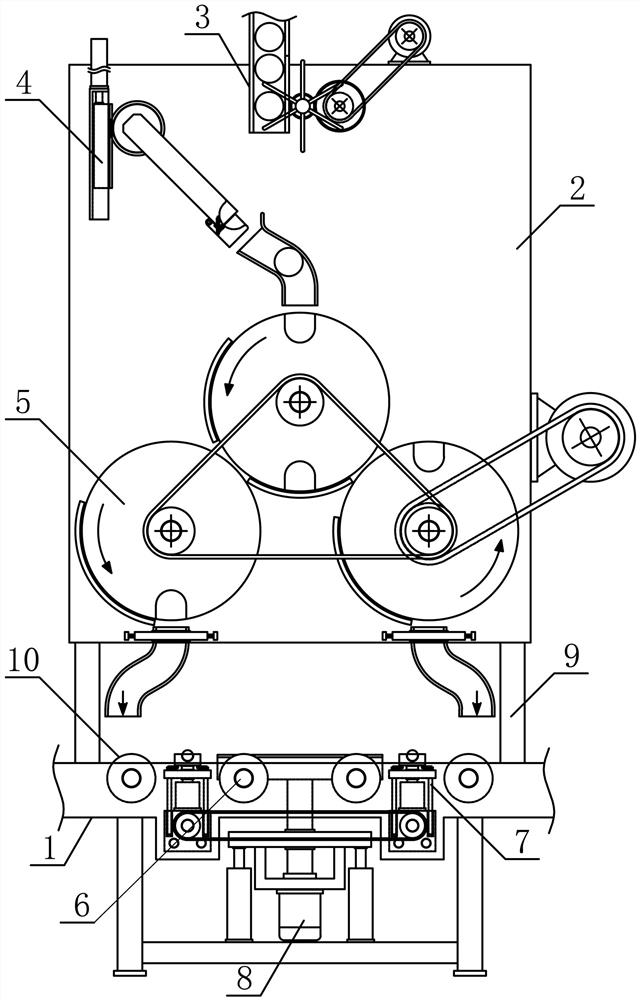 Disc workpiece ball placing device