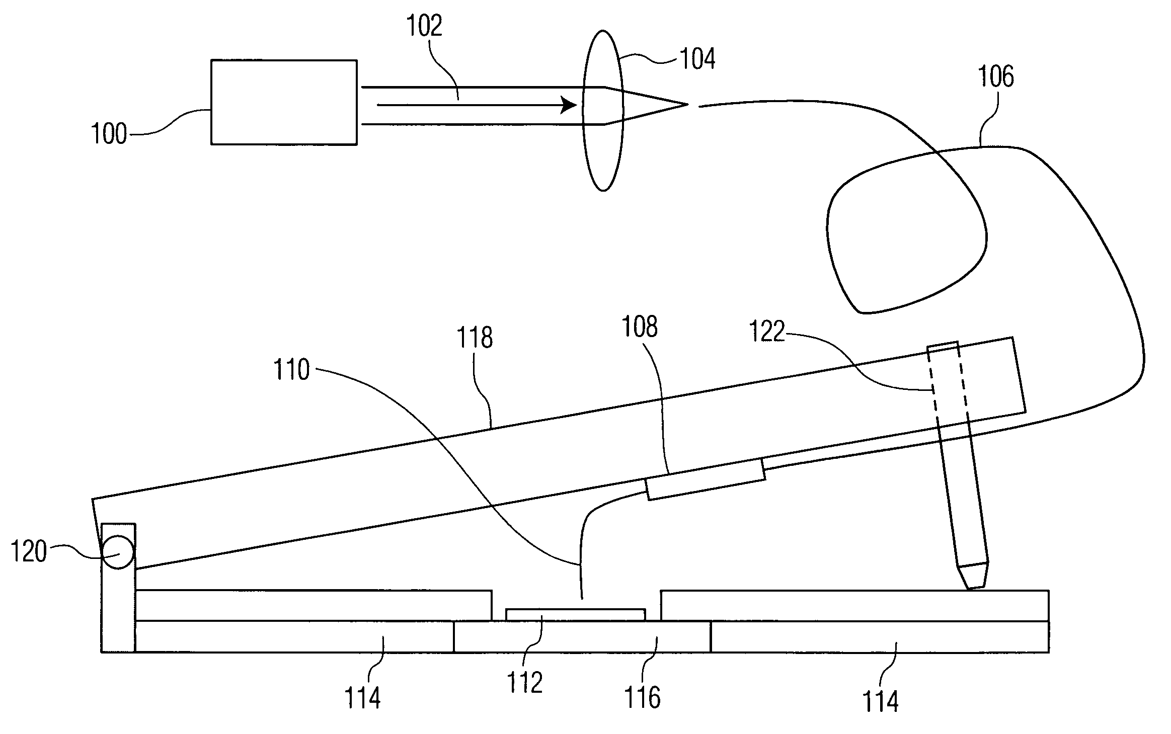 Near-field scanning optical microscope for laser machining of micro- and nano- structures