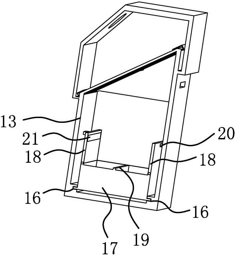 Improved dust removal and humidification device of rapier loom