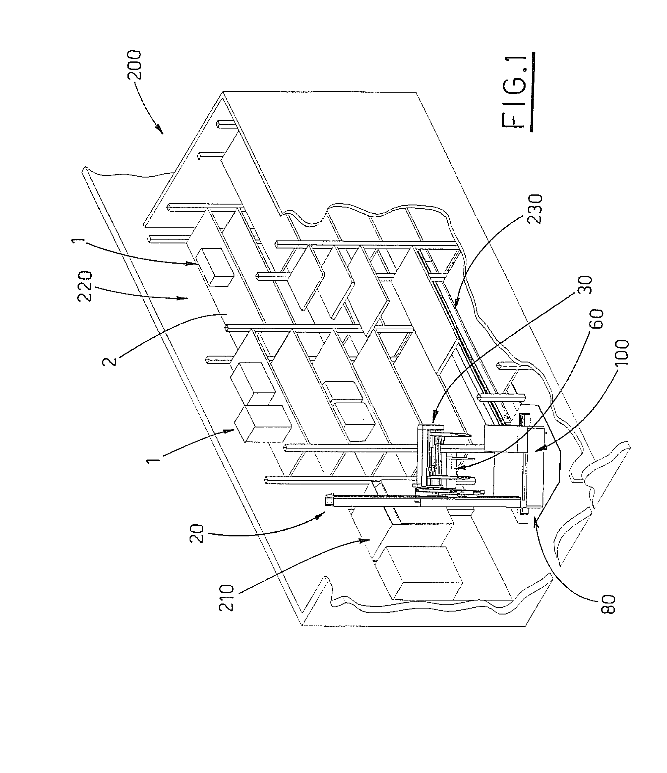 Method And A Device For Recognizing, Collecting and Repositioning Objects