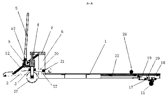 Assembling highway steel bridge transporting and erecting vehicle