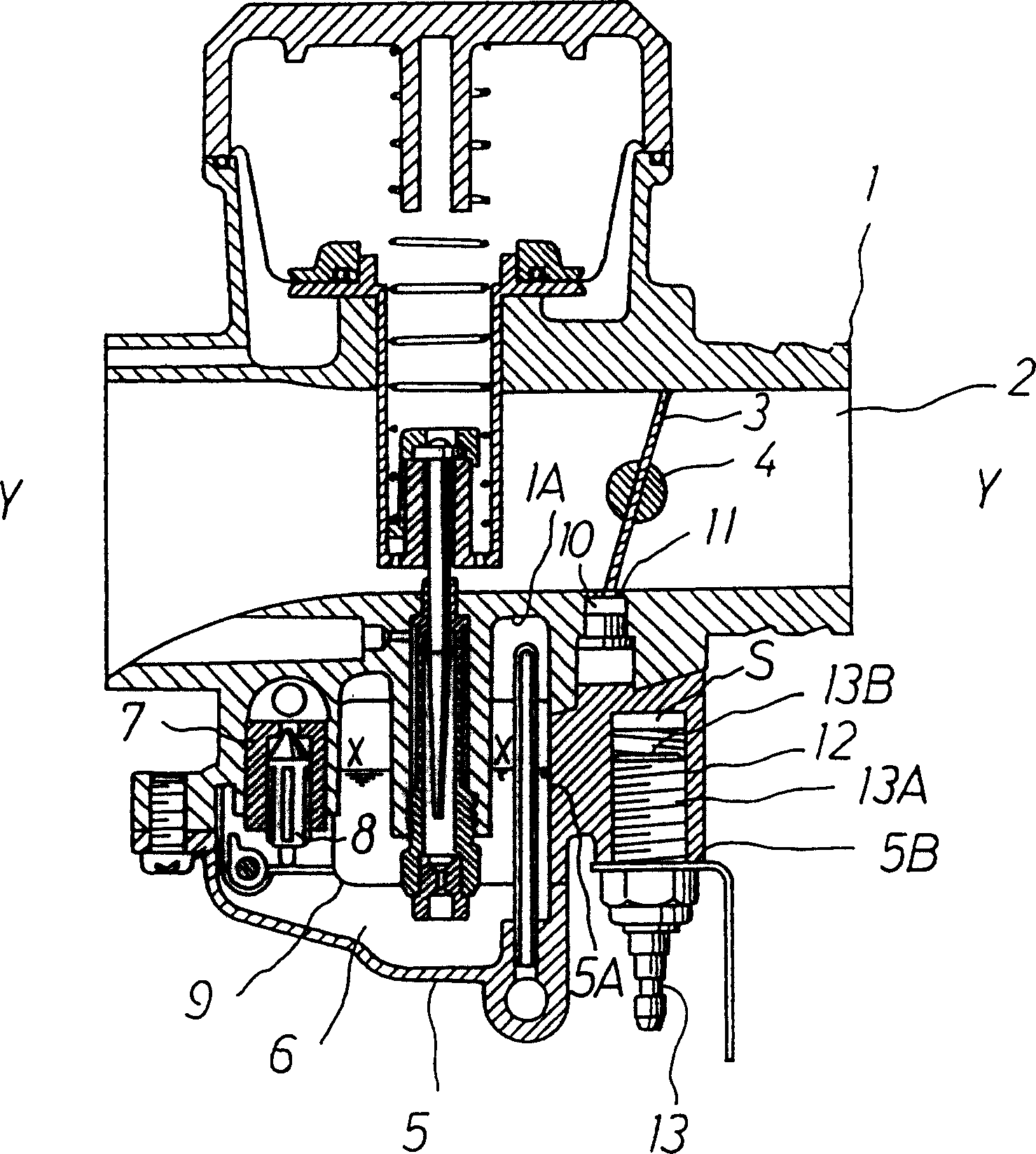 Heater for preventing carburetor from icing up