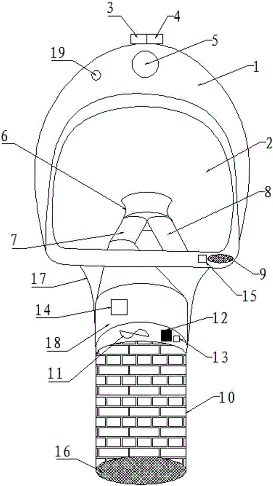 Secure underwater breathing apparatus capable of generating oxygen quickly