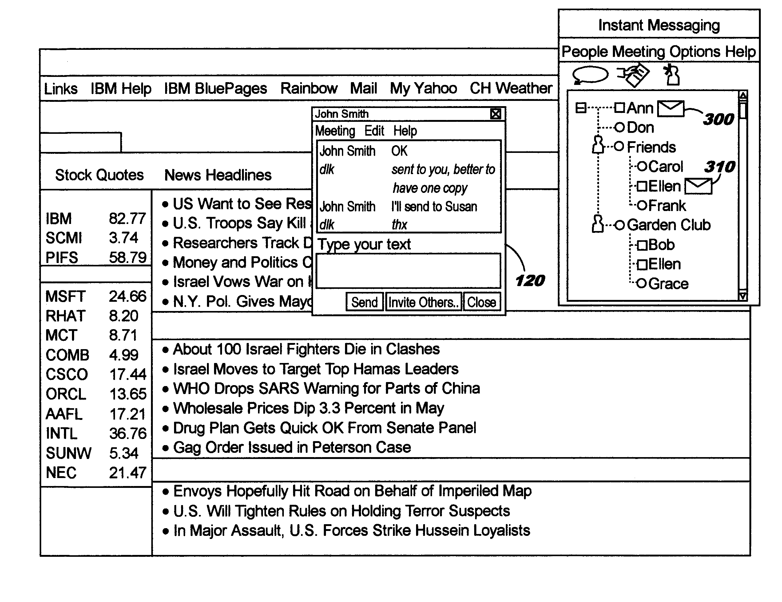 Policy-Based Management of Instant Message Windows