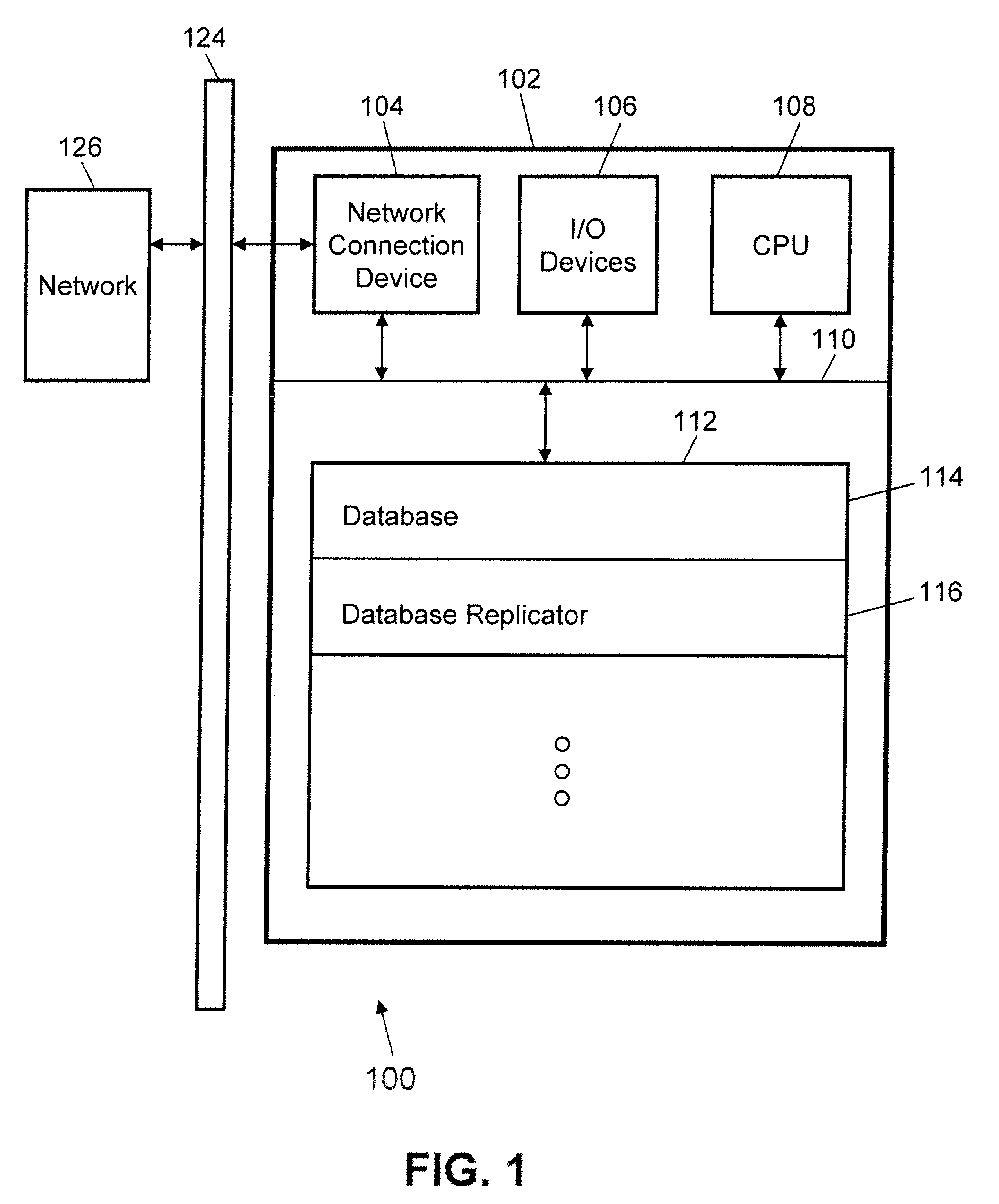 Apparatus and method for creating a real time database replica