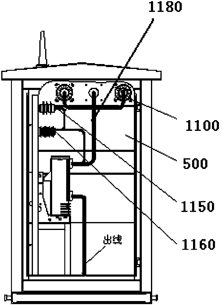 Outdoor intelligent high-voltage metering box