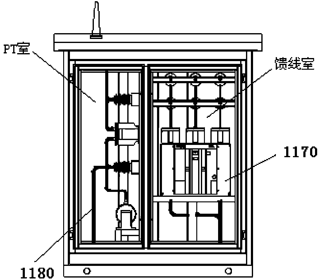 Outdoor intelligent high-voltage metering box